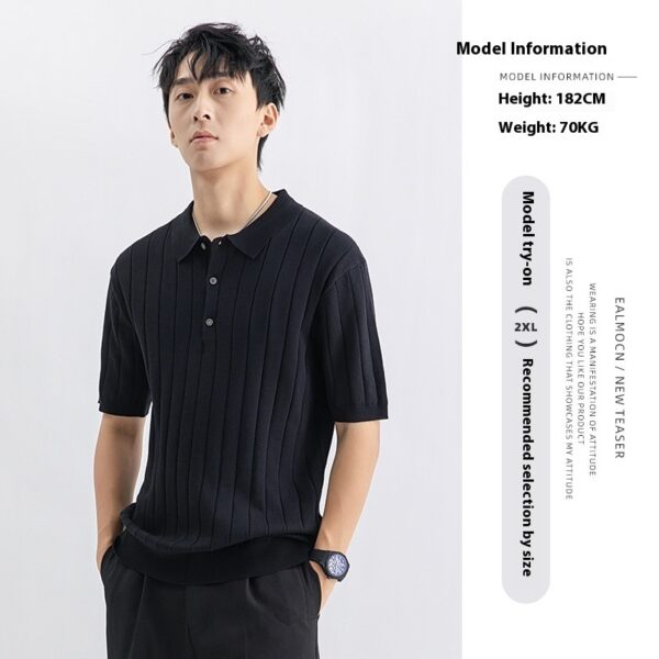 Summer Casual Sweater Men's Breathable - Image 10