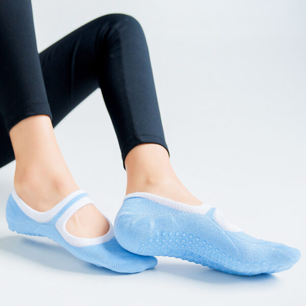 Open-back non-slip gym indoor floor socks - Image 5