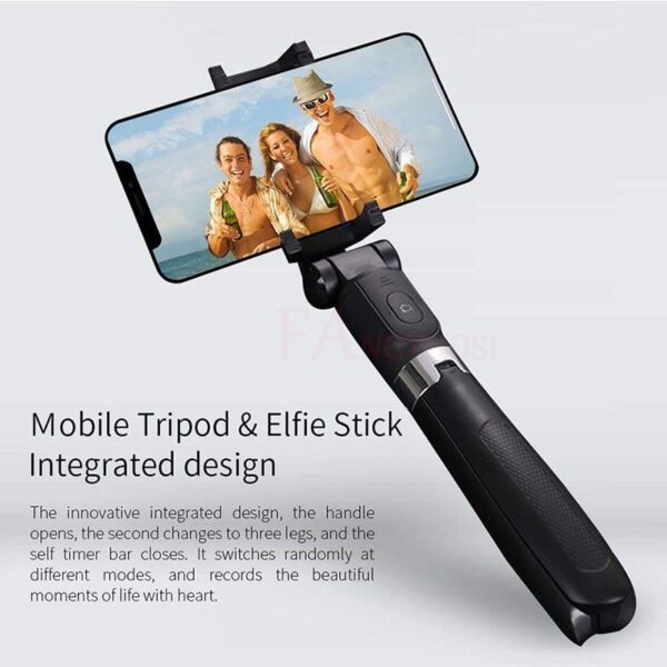 Compatible with Apple, Tripod Selfie Stick Mobile Universal Live Triangle Bracket One Bluetooth Selfie Artifact - Image 2