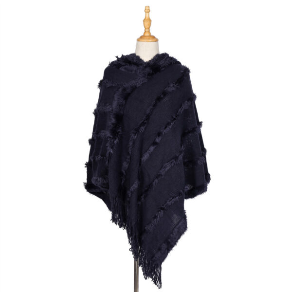 Tassel Hooded Warm Shawl Scarf - Image 10