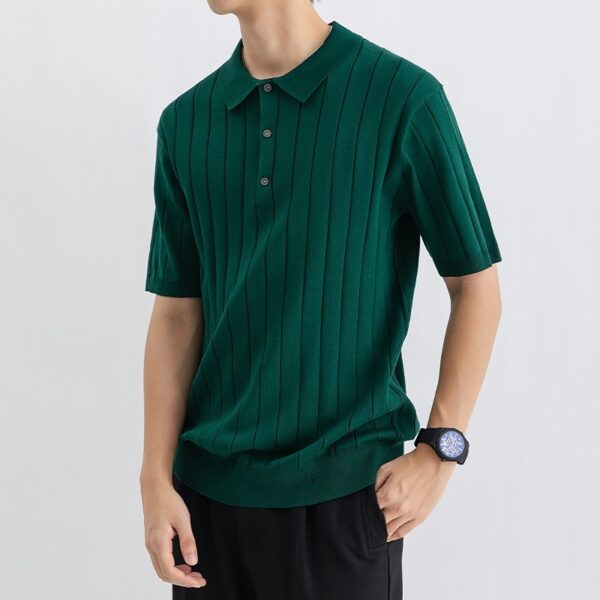 Summer Casual Sweater Men's Breathable - Image 3