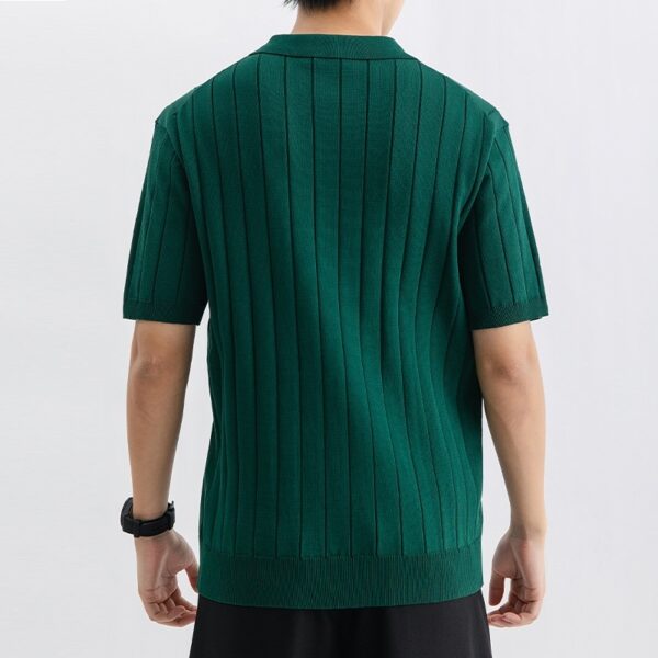 Summer Casual Sweater Men's Breathable - Image 4